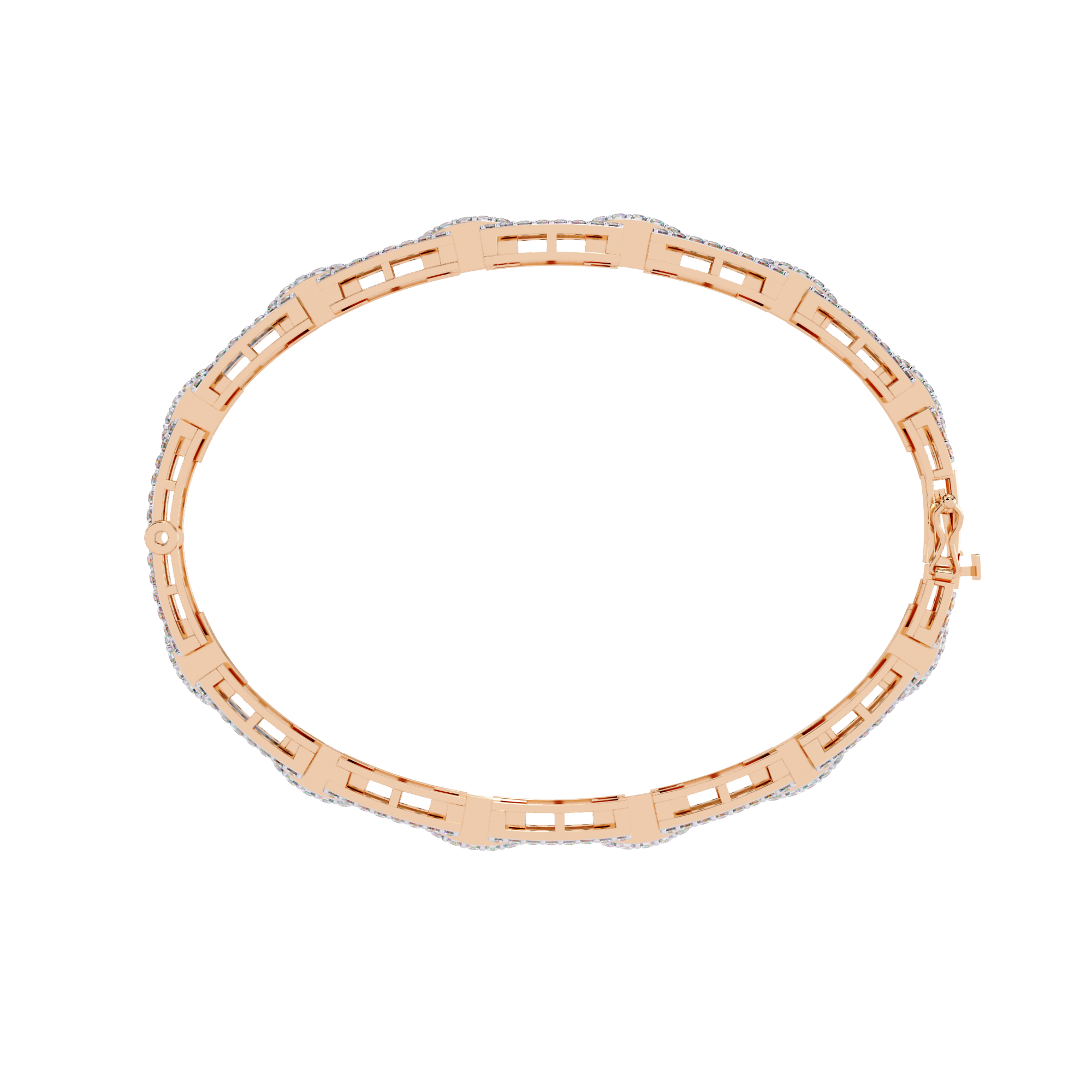 Solitairekart 2.31 Carat Lab Grown Diamond Bracelet